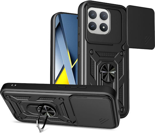 Techsuit Camshield Series Задна корица Черен (Poco F8 Pro)