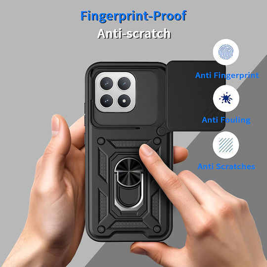 Techsuit Camshield Series Задна корица Черен (Poco F8 Pro)