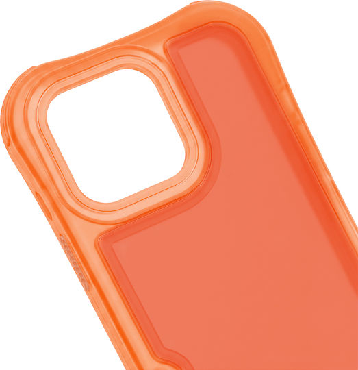 Back Cover Σιλικόνης με Λουράκι Πορτοκαλί (iPhone 15 Pro)