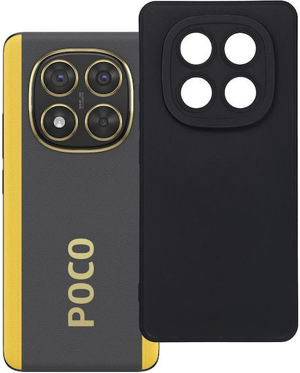 Matt Silicone Back Cover Black (Redmi Note 14 Pro 5G / Poco X7)