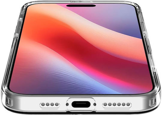Spigen Crystal Flex Crystal Umschlag Rückseite Silikon Transparent (iPhone 17 Pro Max / iPhone 17 Pro / iPhone 16 Pro Max)