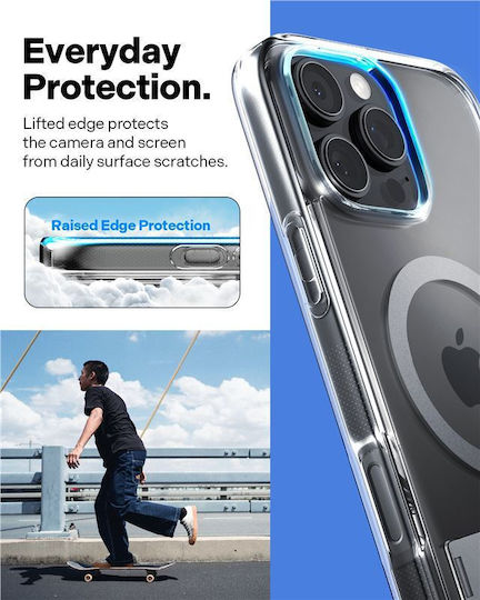 Caseology Capella Umschlag Rückseite Silikon Transparent (iPhone 16 Pro)