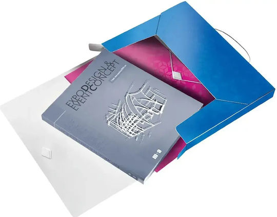 Leitz Wow Jumbo Klemmbrett Pp A4 250 Blauen Blauen