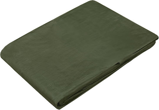 vidaXL Waterproof Tarpaulin 90g/m² 6x6m Lightweight Green