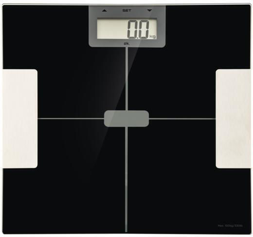 OK. Mechanical Bathroom Scale 150kg Black
