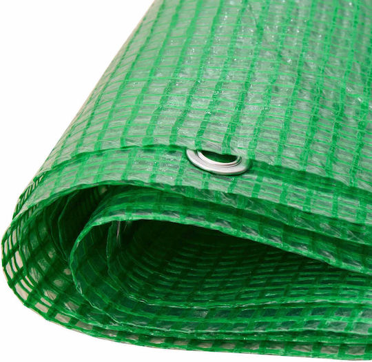 vidaXL Αδιάβροχος Μουσαμάς 140gr/m² 3x2μ. Ελαφρού Τύπου Πράσινος