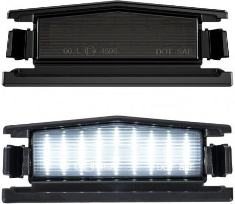 Светлини За Регистрационната Табела LED Тъмни Мазда MX-5 ND 2 Хечбек MK3 D09H51270A