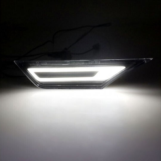 Светлини За Контур Flash LED Honda Civic Динамични 2 1 Бели Кехлибарени 33800temm01