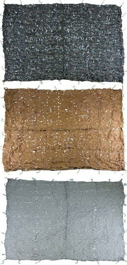 Unigreen Rechteckiges Tarnnetz Braun mit PVC-Beschichtung 4x6m Wüste