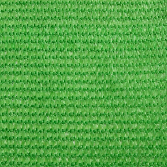 vidaXL Square Shade Sail Green With Hoop 4x4m 160gr/m² made of HDPE 160gr/m²