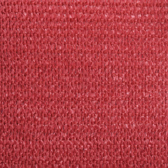 vidaXL Square Shade Sail Red With Hoop 4.5x4.5m 160gr/m²