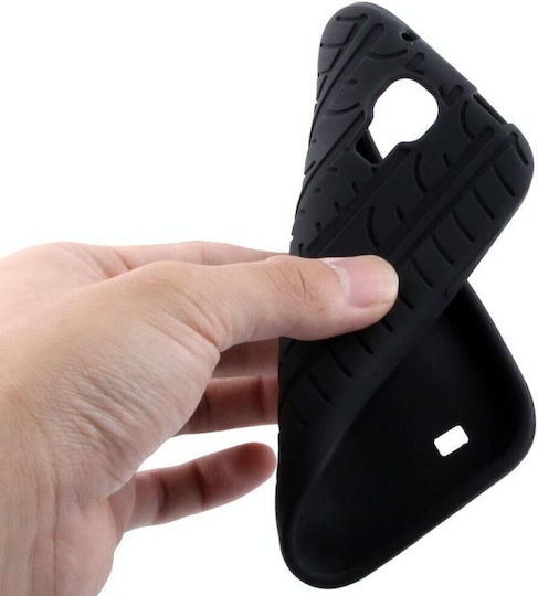 Back Cover Back Cover Σιλικόνης Μαύρο (Galaxy S4)