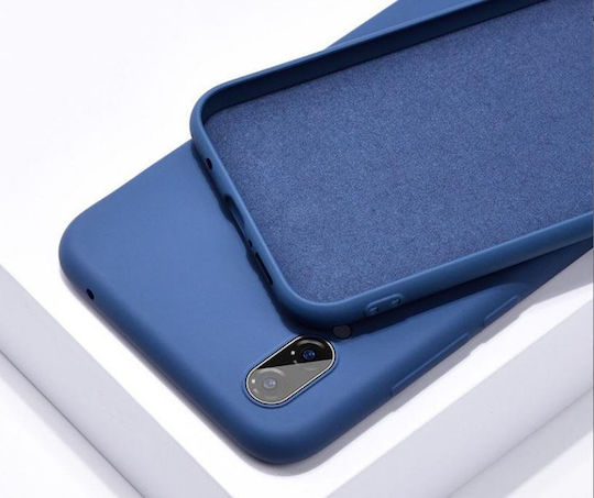 Senso Liquid Umschlag Rückseite Silikon Schwarz (Huawei P Smart Z)