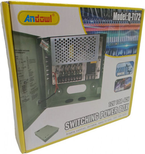 Andowl Stromkasten für CCTV-Systeme Gray Q-T172