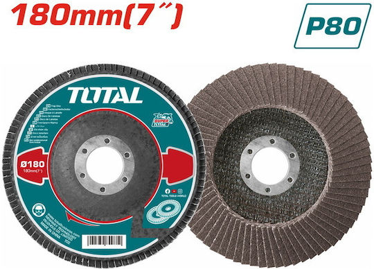 Total Disc de șlefuire 180mm Polyopter P80