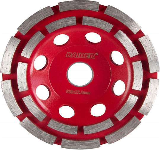 Diamond Grinding Disc Long Life 125 X 22.2 Mm Raider 209933