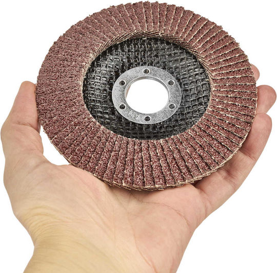 Kraft & Dele Disc de șlefuire P40 pentru șlefuire Μetal, de lemn și Materiale de construcție 115mm 10buc