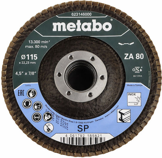 Metabo Grinding Disc Metal 115mm Set 1pcs