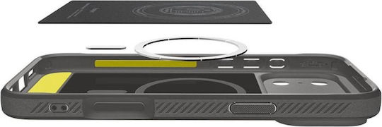 Spigen Rugged Armor MagSafe Back Cover Σιλικόνης Γκρι (iPhone 17 Pro Max)