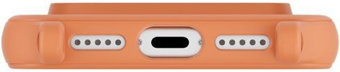 Mageasy Roar M With Lanyard Back Cover Silicon cu Curea Coral (iPhone 17 Pro Max)