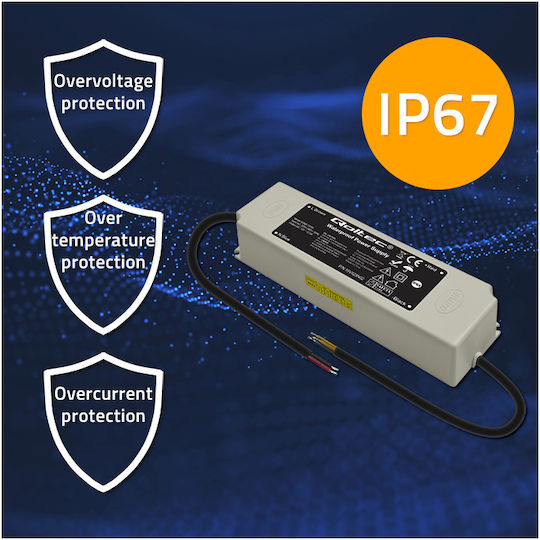 Qoltec LED-Netzteil Wasserdicht IP67 Leistung 150W mit Ausgangsspannung 12V
