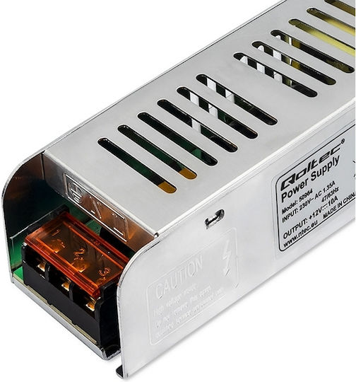 Qoltec LED Захранване IP20 Мощност 120W с Изходно Напрежение 12V