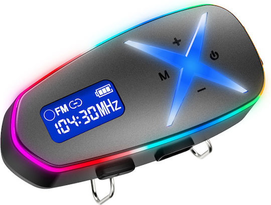 K16 2X Single Intercom for Motorcycle Helmet with Bluetooth