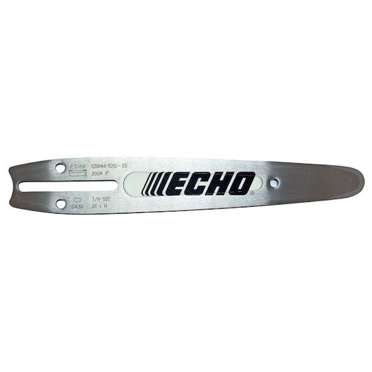 Echo X100-000070 Lame pentru drujbe 20cm pentru lanț cu Pas 1/4", Grosimea dintelui .043"-1.1mm & Numărul de dini 52E Sculptură