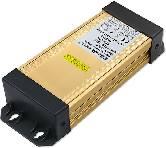 Qoltec LED Захранване IP45 Мощност 60W с Изходно Напрежение 12V