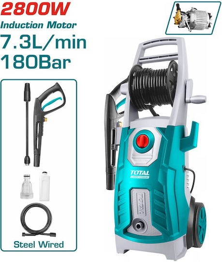 Total Mașină de spălat cu presiune Electricitate 2800W cu Presiune 180bar