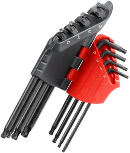 Facom Σετ 8 Κλειδιά Torx σε Σχήμα L