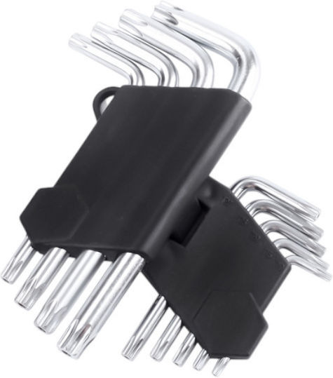 Finder Σετ 9 Κλειδιά Torx σε Σχήμα L
