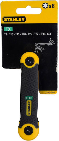 Stanley Set mit 8 Torx-Schlüsseln