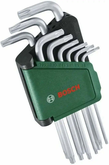 Bosch Σετ 9 Κλειδιά Torx