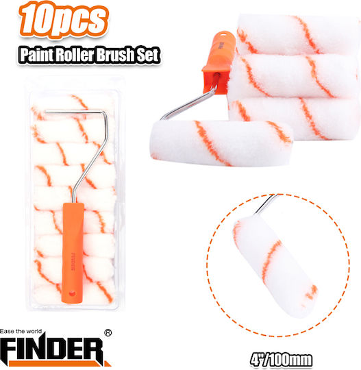 Finder Farbroller Extender 10cm 10 Stück