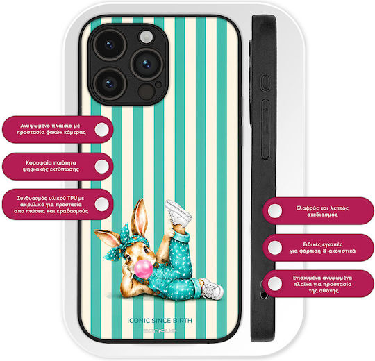 Sonique Stripe Stories Series Handyhülle Honor Magic6 Lite 5G Iconic Hasen
