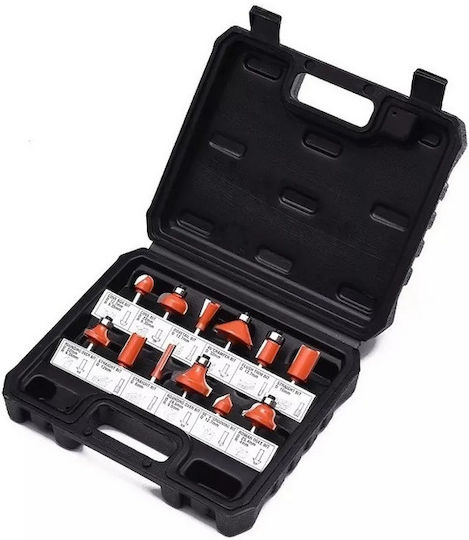 Finder Комплект Фрези за Дърво 12мм 12бр