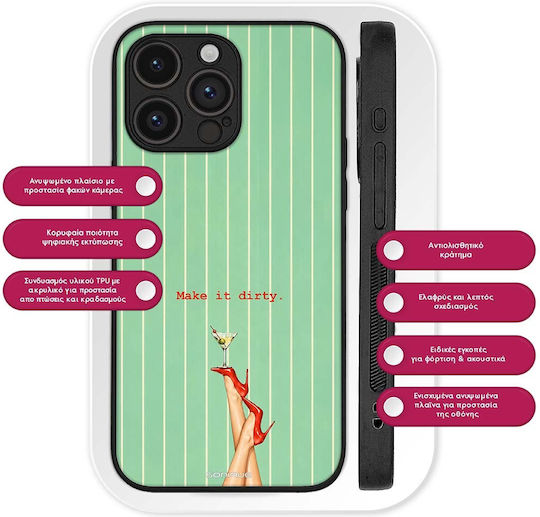 Sonique Stripe Stories Series Honor 400 Lite 5g Mobile Phone Case Martini