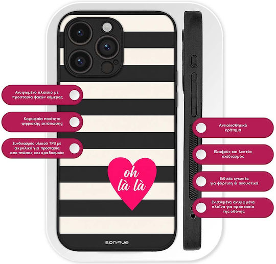 Sonique Stripe Stories Series Ehre 400 Pro 5g Oh La La – Schwarz