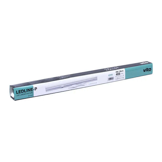 Vito LED Lumina liniară Lumină Plafon 4W Alb natural IP20 cu Intensitate Reglabilă L31.1xL3.5xÎ2.2cm