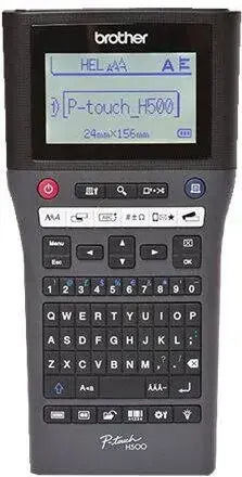 Brother PT-H500 Ηλεκτρονικός Ετικετογράφος Χειρός σε Μαύρο Χρώμα