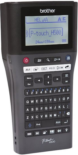 Brother PT-H500 Ηλεκτρονικός Ετικετογράφος Χειρός σε Μαύρο Χρώμα