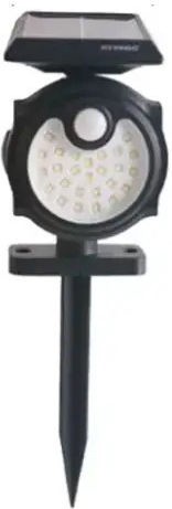 Arrango Spiked Solar Light with Motion Sensor IP65