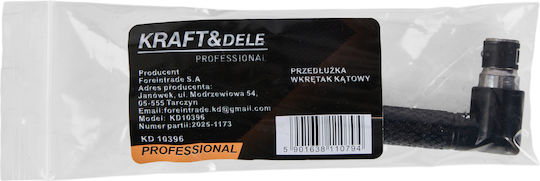 Kraft & Dele Șurubelniță unghiulară 90° pentru biți 1/4" Colțar Chuck Wrench