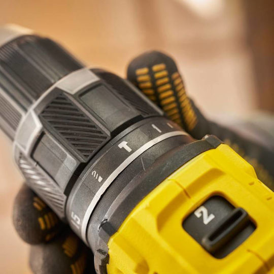 Stanley SFMCK201D2T-QW Комплект Ударна Бормашина и Ударна Отвертка Безчеткови 20V с 2 Батерии 2Ah и Калъф