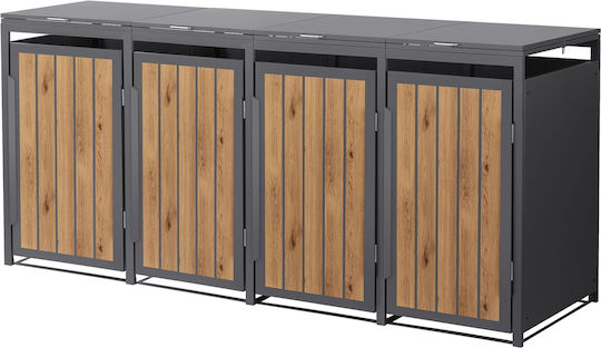 ML-Design Πλαστικός Κάδος Απορριμμάτων 240lt