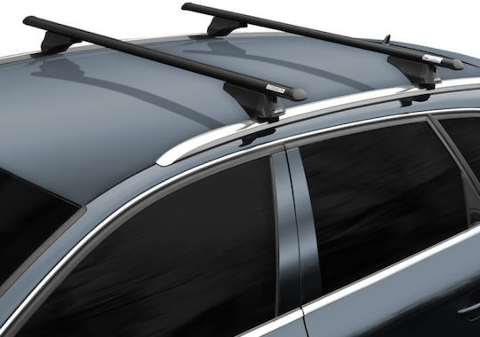 Menabo Bare De Acoperiș Din Aluminiu Tiger XL Negru 1315 Cm Culoare Neagră Opel Zafira B 5 Uși 2008>2012 Bare Flush Sau Ridicate-2 Buc 8600/mb Mp.8600/mb-84
