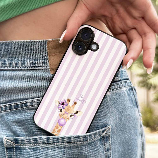 Husă Sonique Stripe Stories Series Honor Magic8 Pro 5g Lila Girafă Bomboană Gumă de Mestecat
