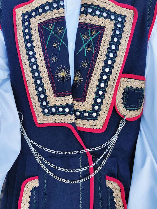 Traditional Costume Ntoulamas Mesolongiou with Shoe Covers