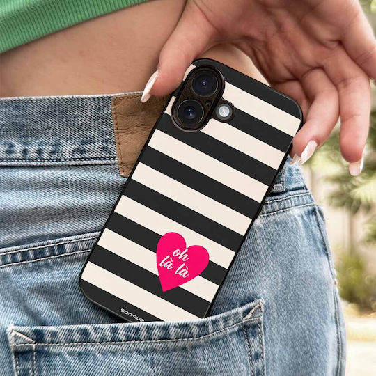 Sonique Stripe Stories Series Case Realme GT 8 Pro 5G Oh La La Black